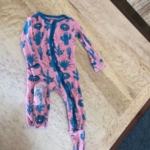 Kickee pants cactus footie